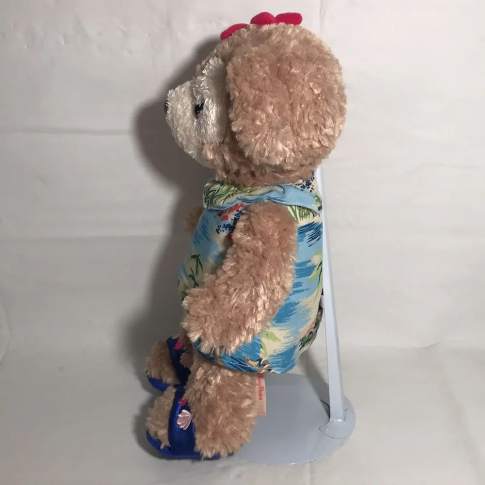 Shellie Mae Disney Aulani Plush Teddy Bear Hawaiian Dress, Sandals & Head Flower - Picture 6 of 11